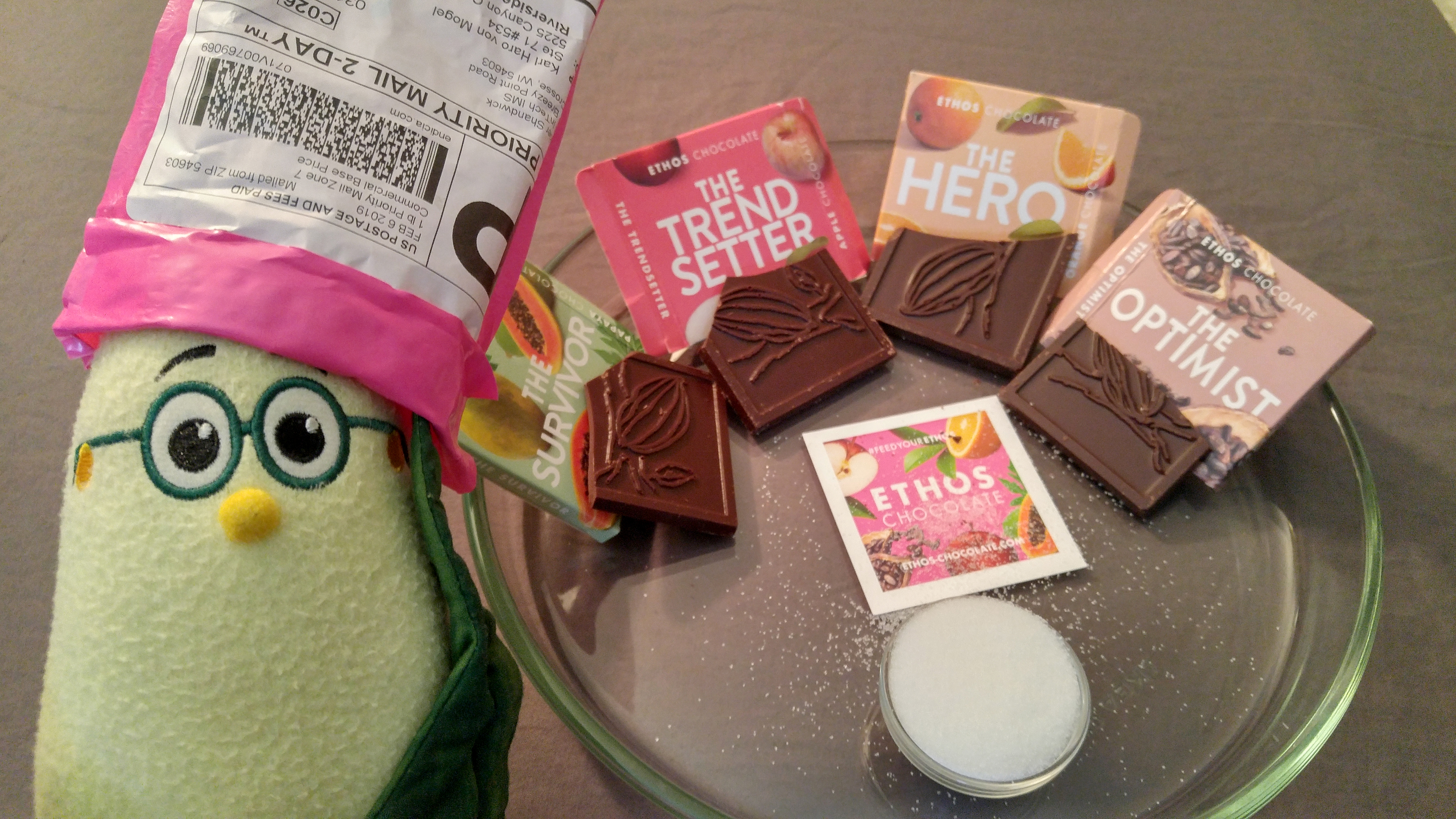 Unboxing GMO Ethos Chocolate
